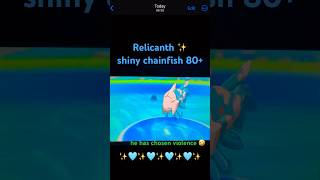 ✨🩵 Shiny RELICANTH 🎣🌊 XY chainfishing chain 80+ #shinyrelicanth #shinylivingdex #XY #pokemonXY ✨