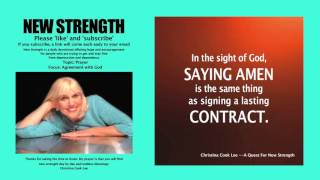 New Strength Devotional, Topic: Prayer, Focus: Agreement with God