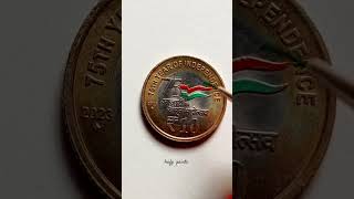 Indian Flag Painting Idea #easypainting #coinpainting #bharat #shorts #tutorial #easy #coin