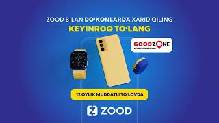 "GOODZONE"da elektronika📱💻 va maishiy texnika🔌dastlabki to‘lovsiz 12 oygacha muddatli to‘lovda.