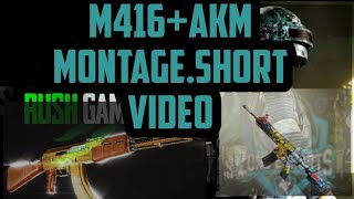 PUBG Mobile Montage (M416+AKM).DUDE GAMING