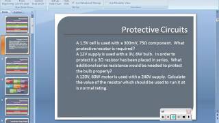 Standard Grade Protective Circuits Question