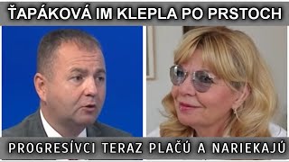 ŤAPÁKOVÁ IM KLEPLA PO PRSTOCH. PROGRESÍVCI TERAZ PLAČÚ A NARIEKAJÚ.