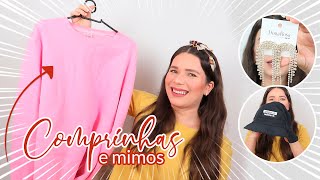 COMPRAS e MIMOS FASHION novidades do closet