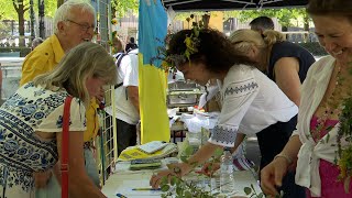 Commémoration de l'indépendance de l'Ukraine à Grenoble