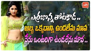 ఎర్రజొన్న తోటకాడ .. అబ్బ ఒక్కదాన్ని ఉండలేను మావ Folk Telangana Singer Kavitha song | YOYO TV Music