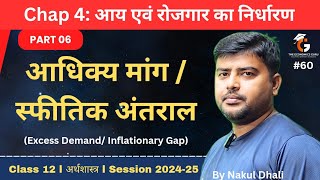 आधिक्य मांग । स्फीतिक अंतराल । समष्टि अर्थशास्त्र Chap 04 Part 06