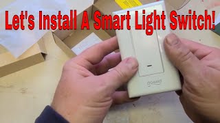 Installing A Gosund Smart Light Switch #gosund #alexa