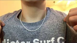 $20 Silver Rope Chain From Amazon (18 Inch)