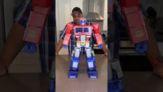 This $800 talking Optimus Prime Transformer….transforms! #shorts