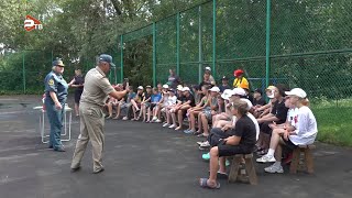 Сотрудники ОНД иПР по Раменскому округу провели день пожарной безопасности в детском лагере «Чайка»