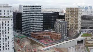 Timelapse Opération Immobilière 3F  sur la ZAC Clichy-Batignolles à Paris 17ème