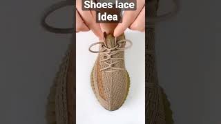 Shoes lace amazing idea