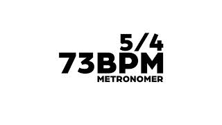 73 BPM Metronome 5/4