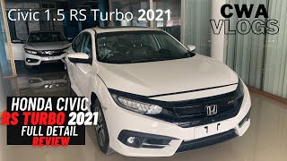 Honda Civic RS Turbo | 2021 Model | Full Detail Review Price Specs Features