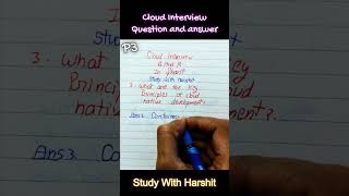 Part 3 Cloud Interview Question And Answer / Question 3 Cloud with Sample Answer