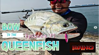 This Is What You Will Love When Fighting Queenfish - THEIR ACROBATIC JUMPS! - Saltwater Jigging