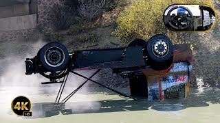 Rebuilding crashed Mercedes Tankpool24 Racing Truck Gameplay | Forza Horizon 5 | Fanatec  Wheel