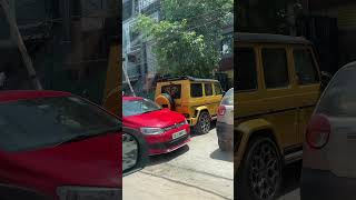 Comment if u agree with @jattprabhjot, Only 1 in India Gwagon #trending #viral #brezza #yellow