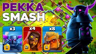 TH16 Pekka Smash: Super Wizard & Druid Legend League Attacks! Clash of Clans