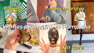 VLOG II UN VIERNES EN LA UNAV II clases, compras, skin care + hice el plato del video viral de Emily