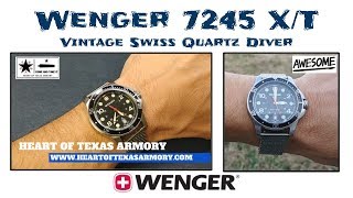 This Vintage Swiss Dive Watch is Awesome - Wenger 7245 X/T