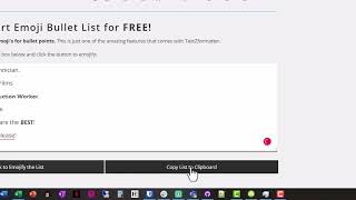 Create Smart Emoji Bullet Lists in SECONDS!