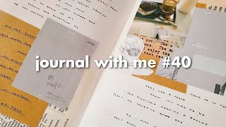 + namjoon released a mixtape | traveler's notebook journal with me #40