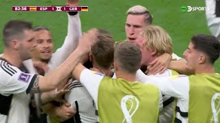 Spain VS Germany 1-1 Extended Highlights All Goals FIFA WORLD CUP 2022 | Morata | Niclas Fullkrug