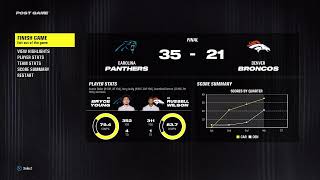 Denver Broncos vs Carolina Panthers (Super Bowl Rivals)