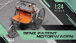 Benz Patent - Motorwagen - Mercedes 1:24 scale Part 2.