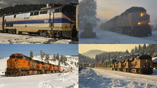 A Couple Days of Donner Pass Railfanning - AMTK 184, BNSF Trackage Rights Train, and More