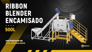 Misturador Ribbon Blender Encamisado Bravaeco