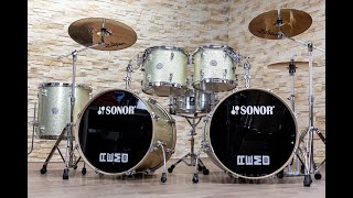 Sonor Special Edition Gold Sparkle 12,13,16,22,22