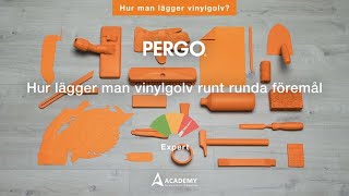 Hur lägger man vinylgolv runt runda föremål? | Pergo-tutorial