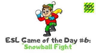 TEFL Lemon ESL Game of the Day: Snowball Fight