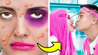 Amoureux d'un Garçon Manqué que j'ai Relooké | Relooking Pauvre vs Riche Avec Des Gadgets TikTok !