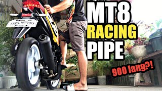 BUMILI AKO NG MT8 RACING PIPE | 900 pesos only | HONDA CLICK 125i