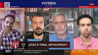 SÃO PAULO X ATLÉTICO MG É A FINAL ANTECIPADA COMENTARISTAS DEBATEM O JOGÃO