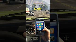 NIE UŻYWAJ TELEFONU PODCZAS JAZDY AUTEM 🔋 - GTA 5 #shorts