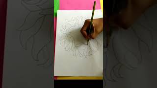 How to draw a lion's face / eye /mouth #designlion #shorts