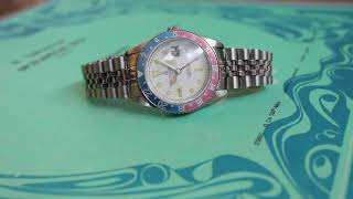 The Aged Tiger Pan AM GMT | White Wristwatch Visual