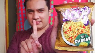 Shoop SAUCY Cheese Flavor Instant Noodles Review&taste Testing | Worst Experience ☹️