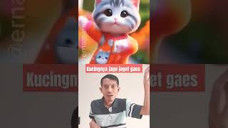 Kucingnya jago joget gaes 😂 #cat #funny #kucingjoget