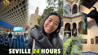 SEVILLE IN 24 HOURS | SETAS DE SEVILLA, TORRE DEL ORO, PALACIO DE LAS DUEÑAS TRAVEL VLOG