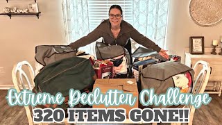 Extreme Decluttering Challenge | 320 ITEMS GONE!!