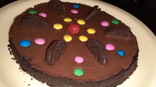 no cooking instant Chocolate tart/only 3 ingredients  home made chocolate tart recipe.