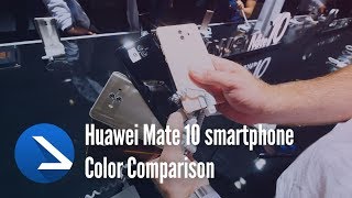 Huawei Mate 10 Smartphone Color Comparison