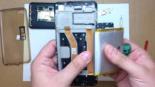 Как разобрать телефон Vivo Y81. Демонтаж, снятие дисплея / How to disassemble the phone.