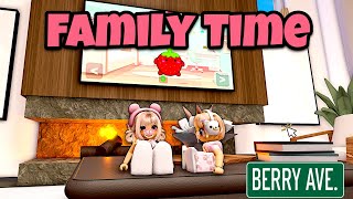 💗 Family Time 💗 | Berry Avenue 🏠 Family Roleplay | Voice RP | Live Play | 4K